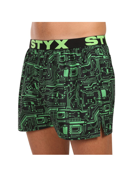 Styx Boxeri bărbătești Styx art bandă elastică sportivă tișțac