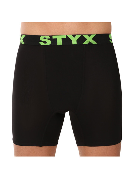Styx Boxeri sport pentru bărbați Styx long, elastic negru