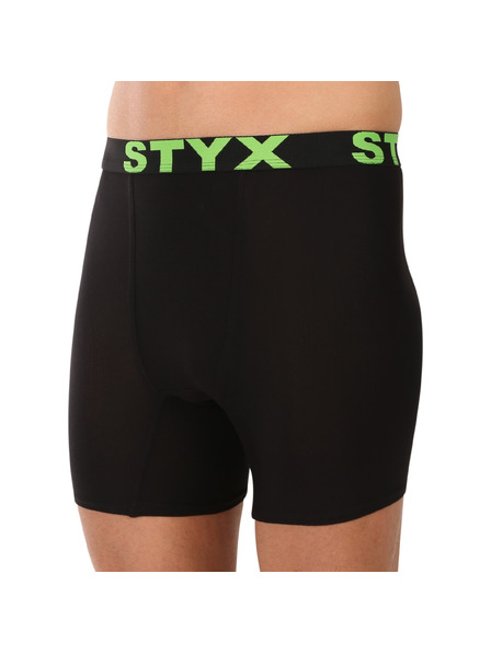 Styx Boxeri sport pentru bărbați Styx long, elastic negru