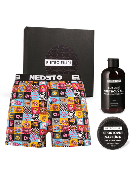 Nedeto Set cadou pentru bărbați slip Nedeto și cosmetice Pietro Filipi