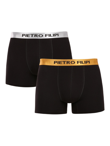 Pietro Filipi Set cadou pentru bărbați Set doi - boxeri Metalic și gel de duș Pietro Filipi