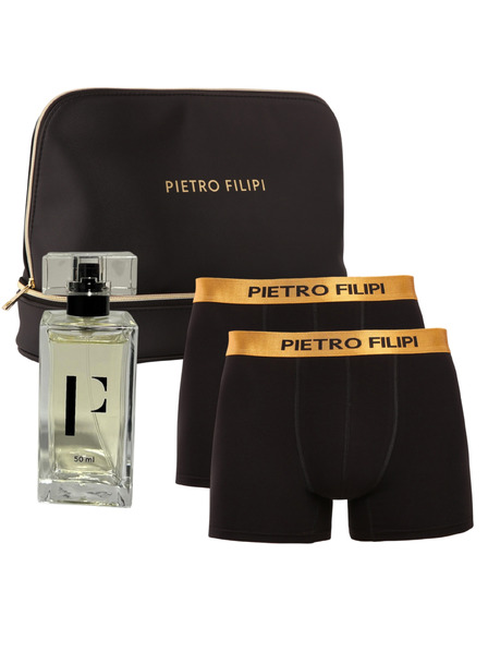 Pietro Filipi Geantă de cosmetice cadou pentru bărbați Set de doi - boxeri cu parfum Pietro Filipi