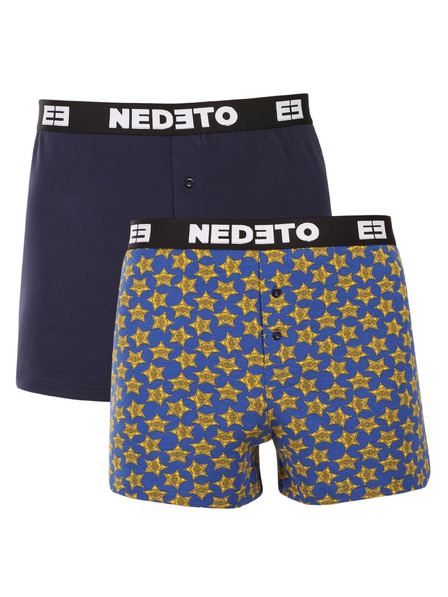 Nedeto Set de două - chiloți Nedeto multicolor pentru bărbați