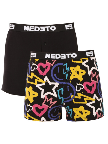 Nedeto Set de două - chiloți Nedeto multicolor pentru bărbați