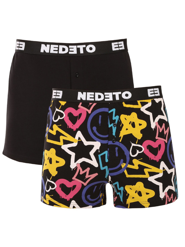 Nedeto Set de două - chiloți Nedeto multicolor pentru bărbați