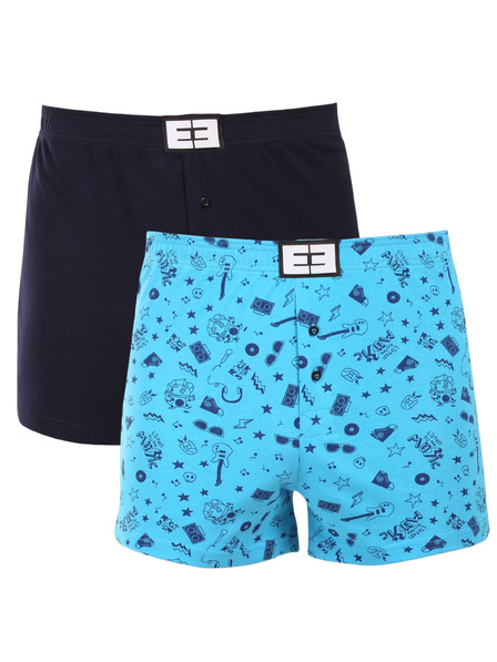 Nedeto Set de două - chiloți Nedeto multicolor pentru bărbați