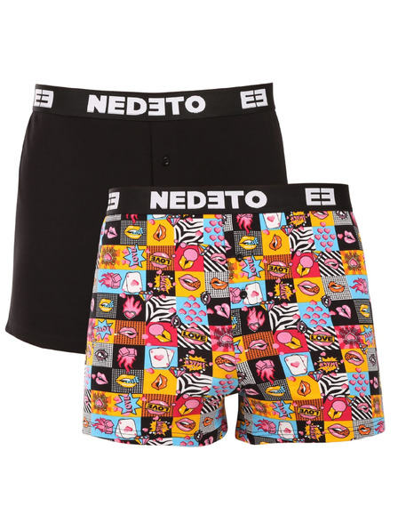 Nedeto Set de două - chiloți Nedeto multicolor pentru bărbați