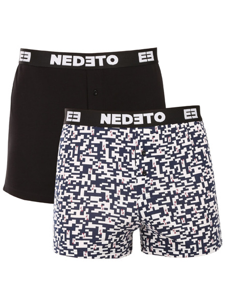 Nedeto Set de două - chiloți Nedeto multicolor pentru bărbați