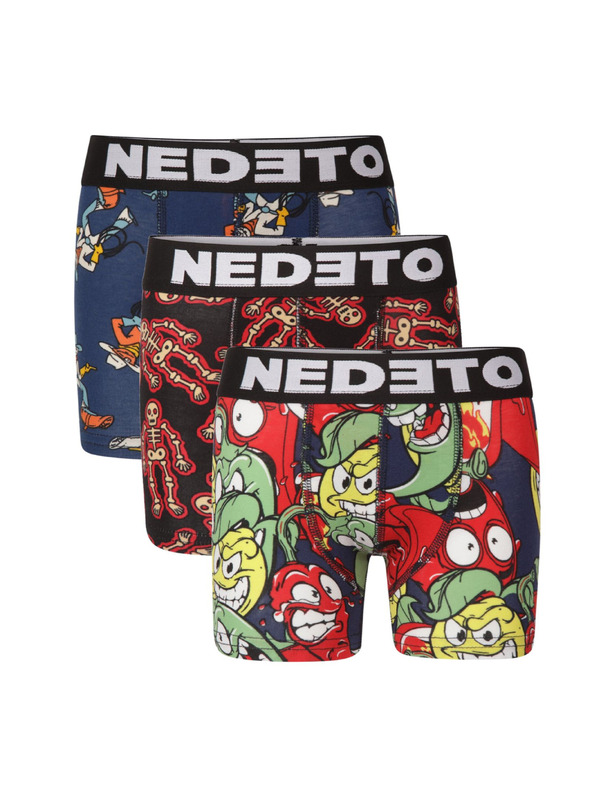 Nedeto Set de trei - boxeri copii Nedeto multicolori