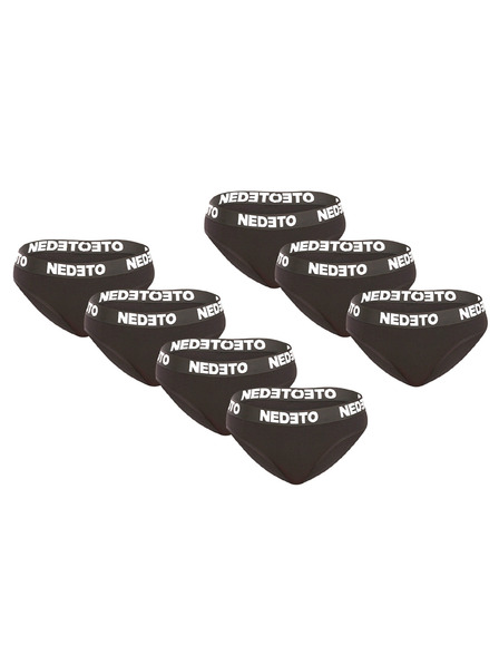 Nedeto Set de șapte - chiloți de damă Nedeto negri