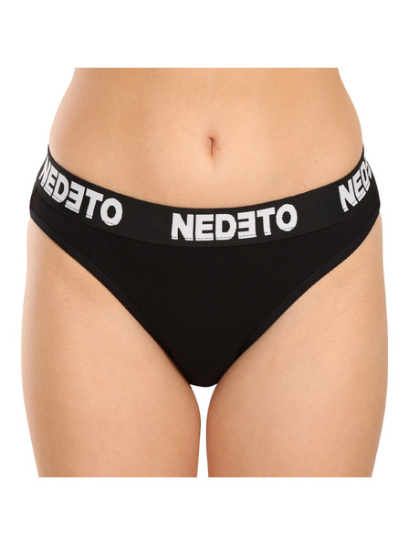 Nedeto Set de trei - chiloți de damă Nedeto negri