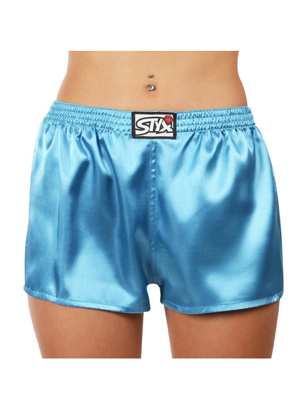 Styx Pantaloni scurți din cauciuc Styx Classic Satin Blue, pentru femei