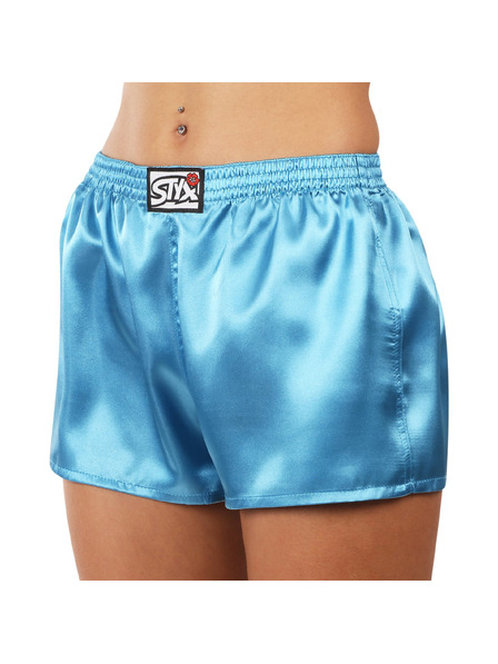 Styx Pantaloni scurți din cauciuc Styx Classic Satin Blue, pentru femei