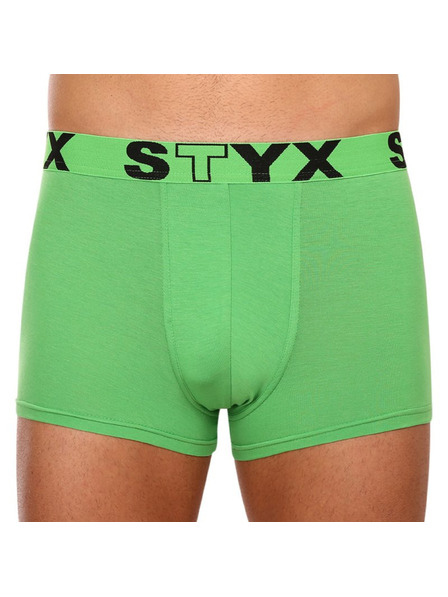 Styx Boxeri bărbați Styx sport elastic verde