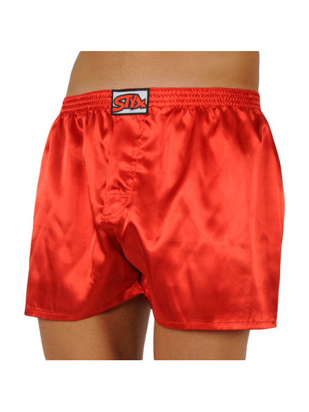 Styx Pantaloni scurți din cauciuc Styx Classic pentru bărbați Satin roșu