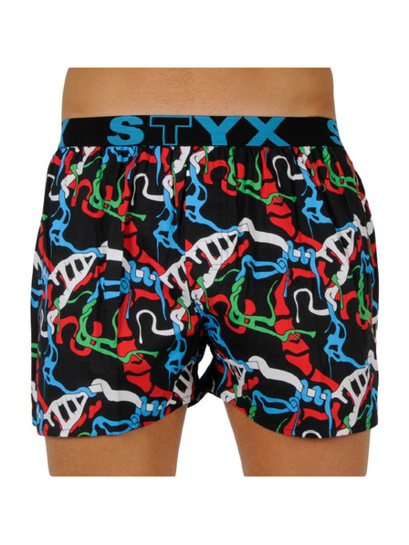 Styx Pantaloni scurți din cauciuc pentru bărbați Styx art jungle