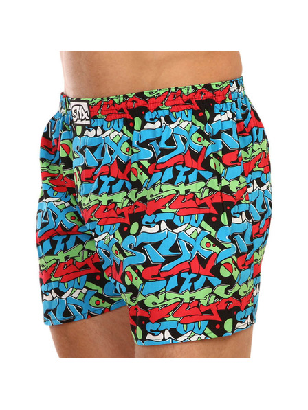 Styx Pantaloni scurți bărbați Styx art classic rubber graffiti