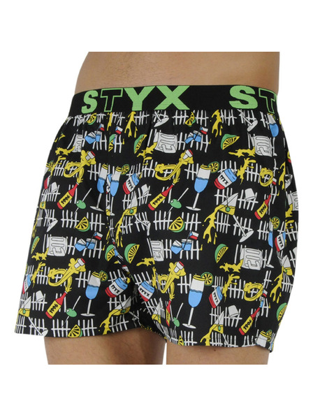 Styx Pantaloni scurți sport pentru bărbați Styx art rubber party