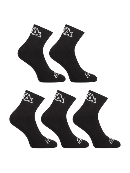 Styx 5PACK Șosete cu gleznă Styx negre