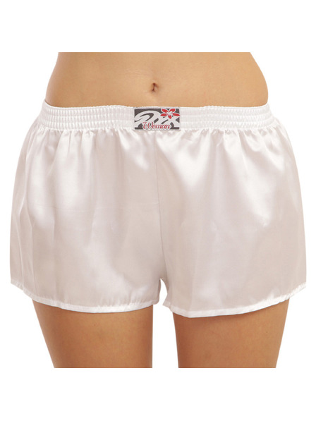 Styx Pantaloni scurți din cauciuc pentru femei Styx Classic Satin White