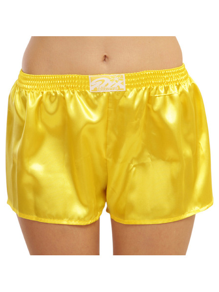Styx Pantaloni scurți din cauciuc pentru femei Styx Classic Satin Yellow