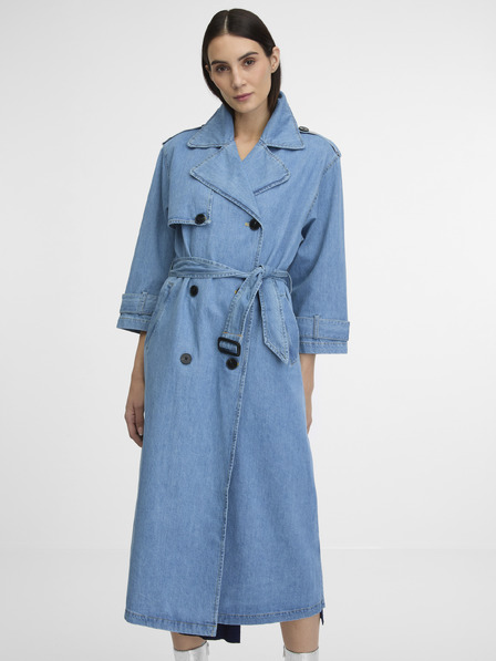 Orsay Trench din denim albastru pentru femei ORSAY