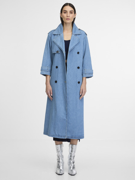 Orsay Trench din denim albastru pentru femei ORSAY