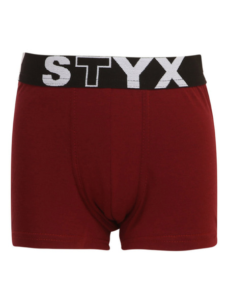 Styx Boxeri copii Styx banda sport visiniu