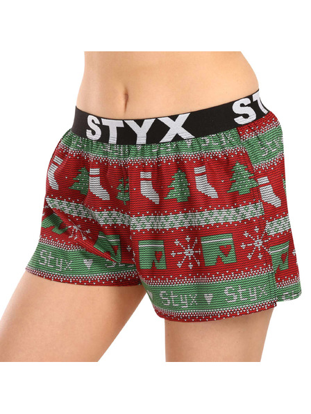 Styx Boxeri dama Styx art banda sport Craciun tricotati