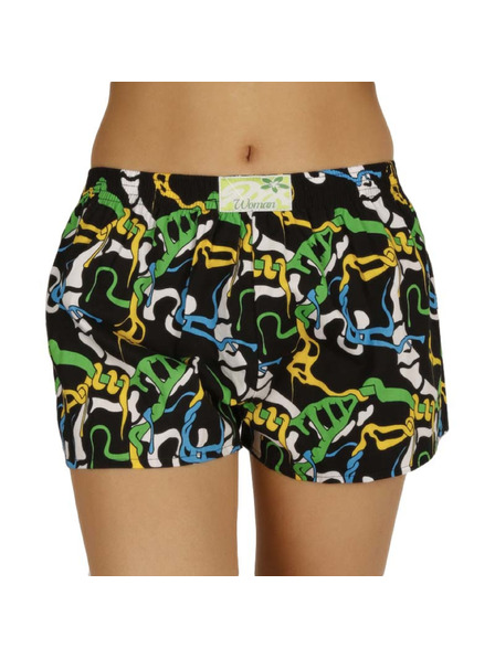 Styx Pantaloni scurți pentru femei Styx art clasic elastic Jungle