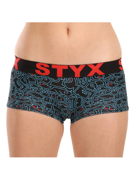 Styx Chiloți pentru femei Styx art cu picior doodle