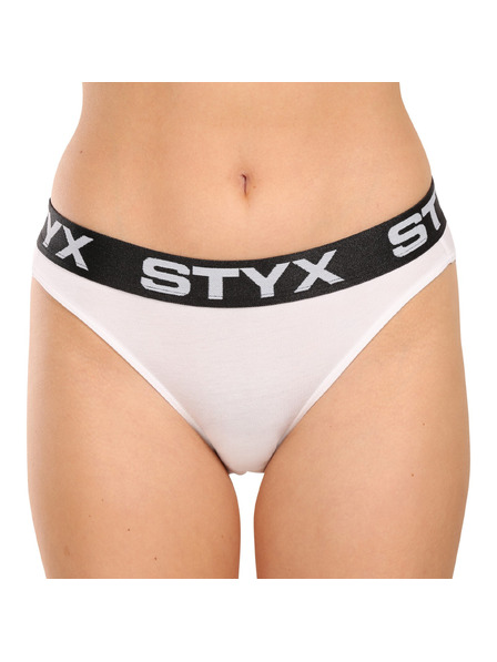 Styx Chiloti femei Styx bandă sportivă albi