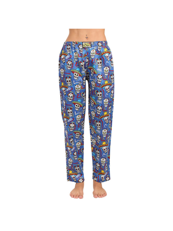 Styx Pantaloni de dormit damă Styx cranii
