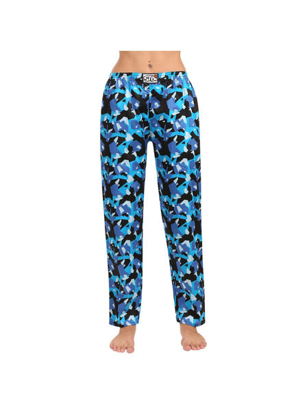 Styx Pantaloni de dormit damă Styx camuflaj pătrat