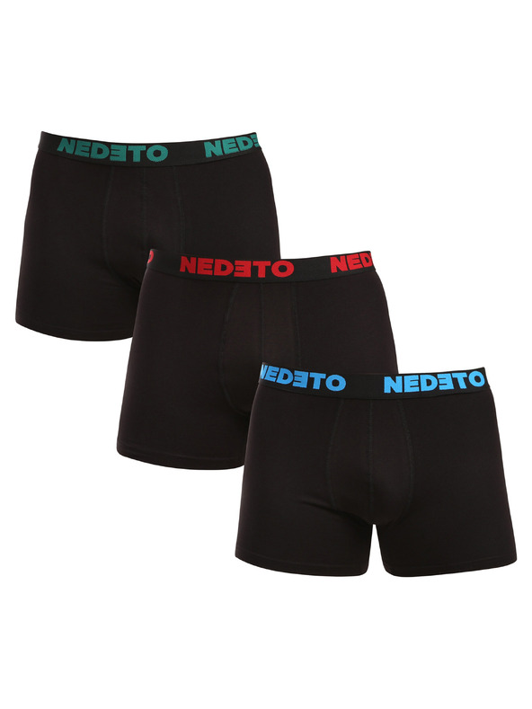 Nedeto Set trei - boxeri Nedeto negri