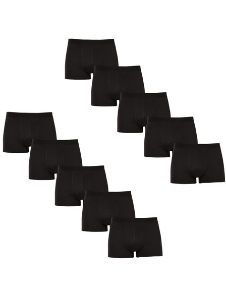 Nedeto Set de zece - (8+2 gratuite) boxeri pentru bărbați Nedeto basic negri
