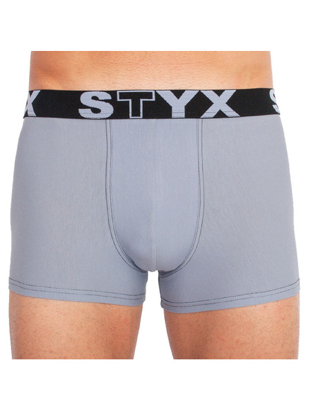 Styx Boxeri bărbați Styx elastic sportiv gri deschis