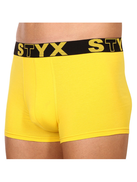 Styx Boxeri bărbați Styx elastic sportiv galbeni