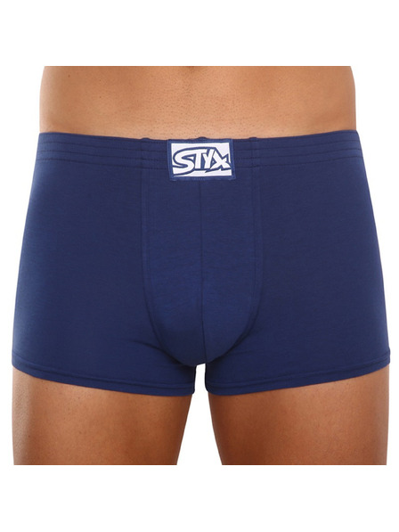 Styx Boxeri bărbați Styx elastic clasic albastri