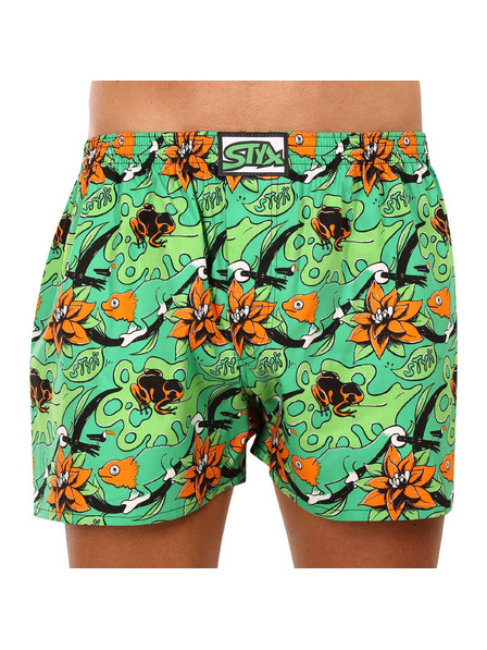 Styx Set de trei - pantaloni scurți bărbătești Styx art bandă clasică multicolori