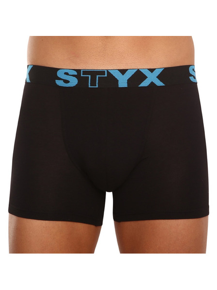 Styx Boxeri sport pentru bărbați Styx long, elastic negru