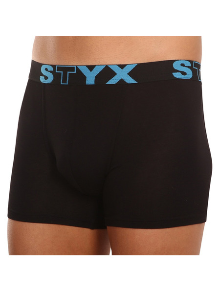 Styx Boxeri sport pentru bărbați Styx long, elastic negru