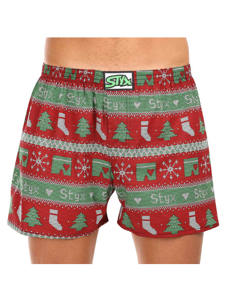 Styx Boxeri bărbați Styx art elastic clasic Crăciun tricotat