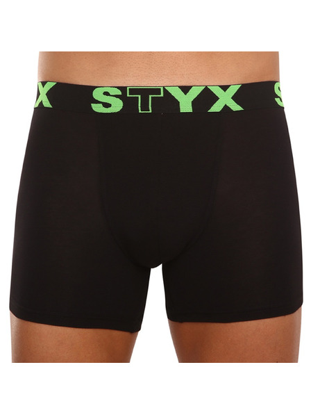 Styx Boxeri sport pentru bărbați Styx long, elastic negru