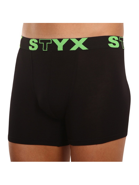 Styx Boxeri sport pentru bărbați Styx long, elastic negru