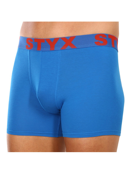Styx Boxeri bărbați Styx long bandă sportivă albastru