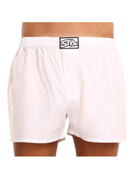 Styx Boxeri bărbați Styx elastic clasic albi