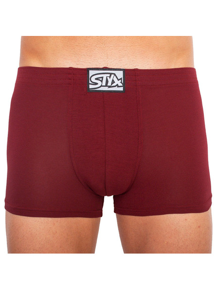 Styx Boxeri bărbați Styx elastic clasic vișinii