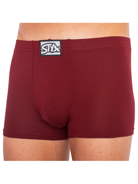 Styx Boxeri bărbați Styx elastic clasic vișinii