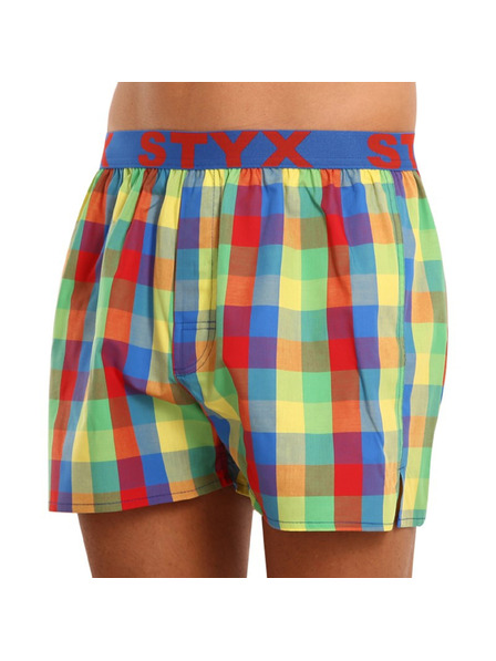 Styx Pantaloni scurți sport din cauciuc pentru bărbați Styx Multicolor